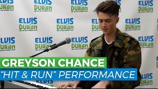 Greyson Chance - &quot;Hit &amp; Run&quot; Acoustic | Elvis Duran Live