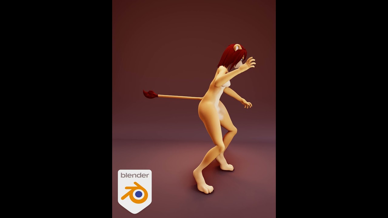 Dune V052 Free furry Animation ready 3D Model