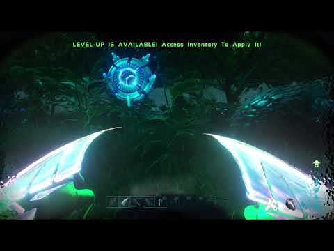 ARK  Survival Evolved Genesis testing out new weapons