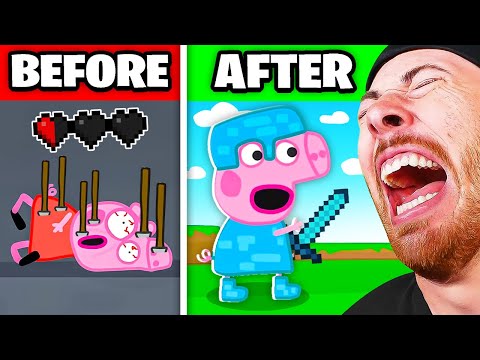 Insane Clash: Peppa Pig vs Minecraft! Epic Gaming Battle