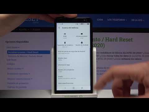 Cómo ver IMEI y número de serie en ALCATEL 1B - verificar IMEI y número de serie