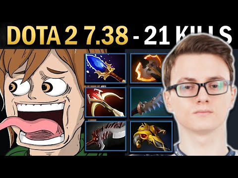 Marci Gameplay Miracle with 21 Kills and Battlefury - TI14