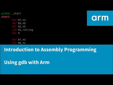 Introduction to Assembly Programming with Arm - Debugging Arm Programs with Gdb