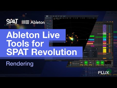 Ableton Live Tools for SPAT Revolution - Rendering