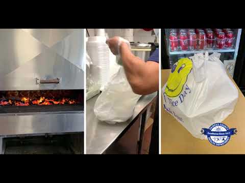 Restaurante local ajuda a compartilhar informações sobre saúde e segurança