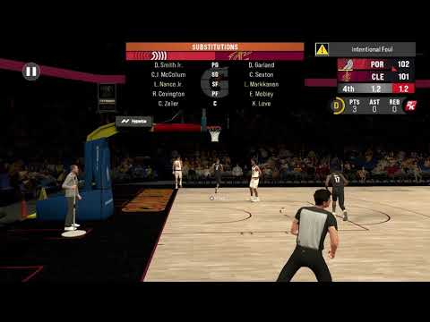 NBA 2K22 mobile my career Episode 8 going up the Cleveland cavaliers
