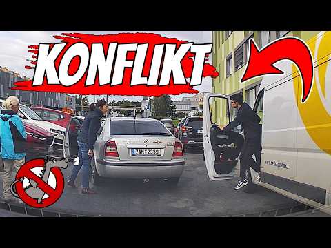 Útok České pošty, blbé místo na parkování, nehoda na mopedu a kamionem do cisterny - Dashcam 134