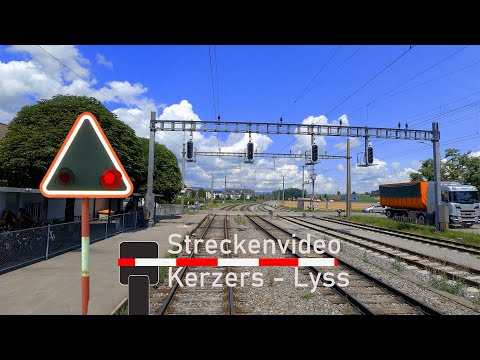 Cab ride / Führerstandsmitfahrt Regio Kerzers - Lyss