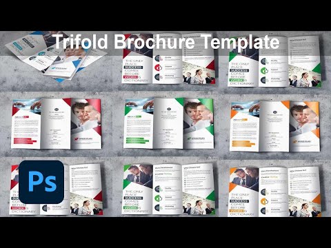 Trifold Brochure Template Photoshop Free Download