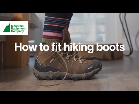 MEC: How to fit hiking boots