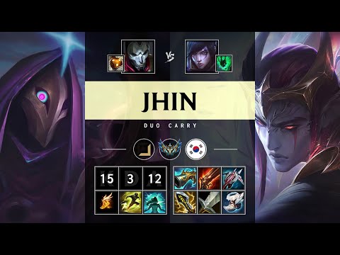 Jhin ADC vs Aphelios - KR Challenger Patch 25.07