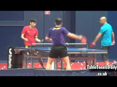Ma Lin Backhand Flick at WSA for WTTC 2013