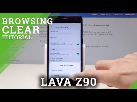 How to Clear Browser Data in LAVA Z90 - Reset Cookies & History