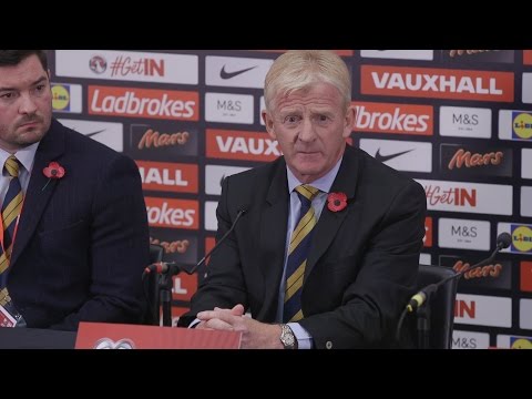 England 3-0 Scotland - Gordon Strachan Full Post Match Press Conference