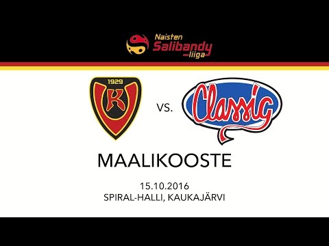 Naisten Liiga: Koovee-Classic, 15.10.2016, Maalikooste