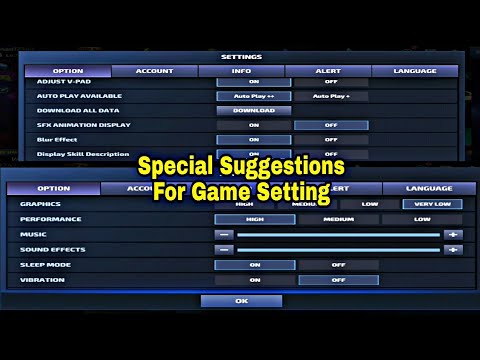 Important Suggestion For Settings - Marvel Future Fight
