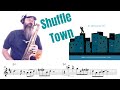 Shuffle Town ( Shuffle Blues for Saxophone Bb ,Eb, C instruments)