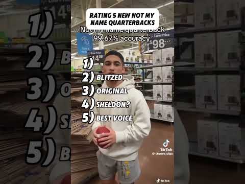 Nice catch cheer not my name quarterback