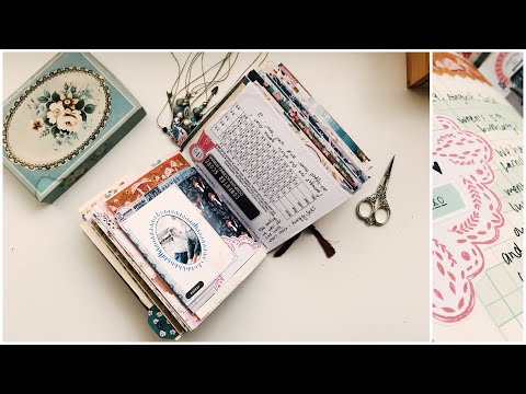 junk journal with me  process video ideas tips