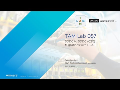 TAM Lab 057 - SDDC to SDDC (C2C) Migrations with HCX