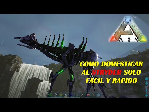 ARK How to TAME the STRYDER SOLO easy and fast GENESIS 2