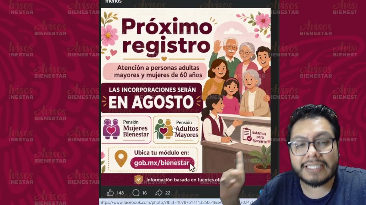 ¡CORRELE, REGISTRO! en agosto pension mujeres bienestar, pension discapacidad y pension adulto mayor