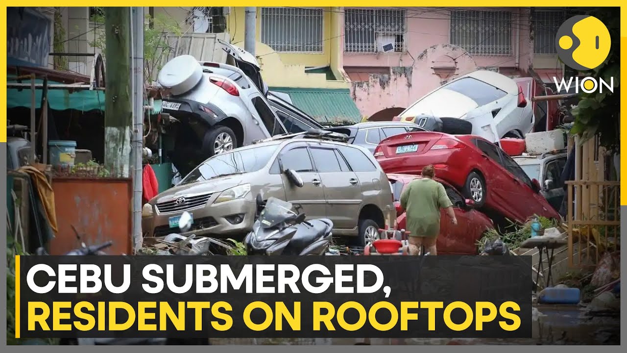 Typhoon Kalmaegi: Cebu Flooded as 'Kalmaegi' Hits Hard | WION