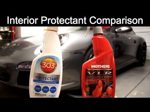 Best car interior protectant? Mothers VLR vs. Aerospace 303