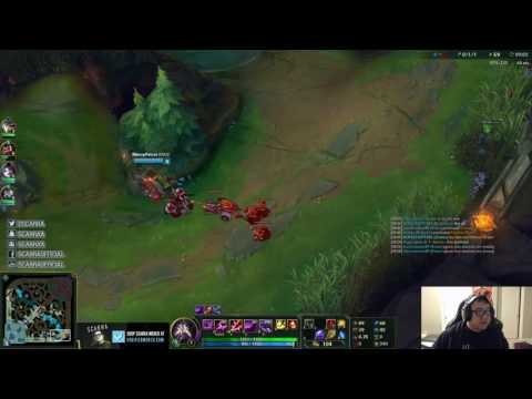 League Of Legends S7 — Scarra Play Kassadin vs Orianna Mid  Ranked Gameplay