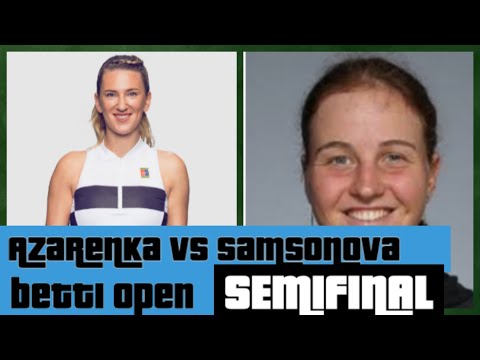 Azarenka vs Samsonova | Bett1 Open 2021