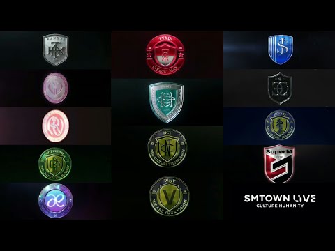 ALL SM ARTISTS LOGO AT SMTOWN LIVE CONCERT 'Culture Humanity'