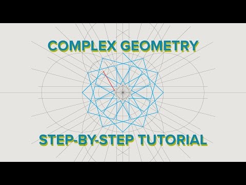 How to draw complex geometry - full, step-by-step tutorial