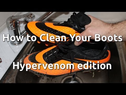 How to Clean Your Football Boots - Hypervenom edition