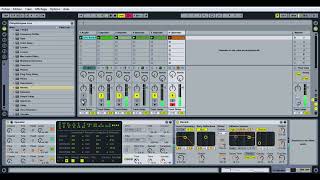 Live Making of Julio Bashmore's "Au Seve" using Ableton