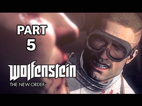 Wolfenstein: The New Order Walkthrough Part 5 - Meet Dr. Chainsaw (PS4 Gameplay Commentary)