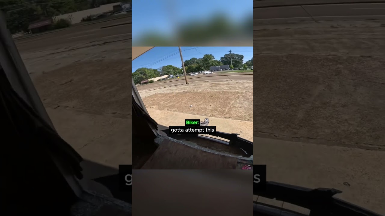 Biker Performs at an Abandoned House 😳