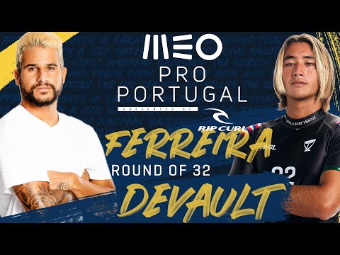 Italo Ferreira vs. Imaikalani deVault MEO Pro Portugal - Round of 32 Heat Replay