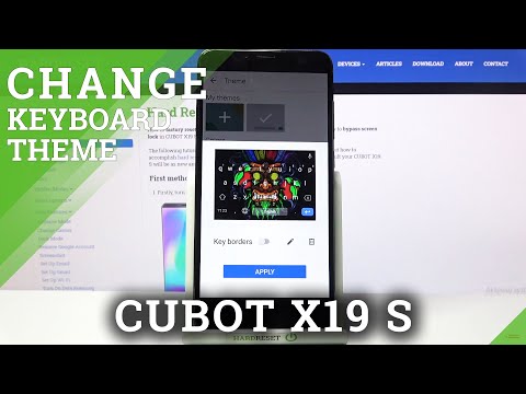 How to Change Keyboard Background in Cubot X19 S – Customize Keyboards Theme with Picture