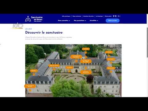 Le site web du Sanctuaire de Nevers