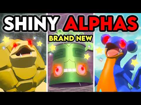BRAND NEW SHINY ALPHA POKEMON + MORE in Pokemon Legends: Arceus
