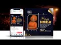 PixelLab Tutorial How To Design Professional Birthday Flyer In Pixellab 2022 Graphics Design