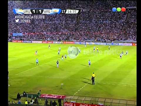 Uruguay - Argentina: el primer gol de Maxi Rodríguez - Telefe Noticias