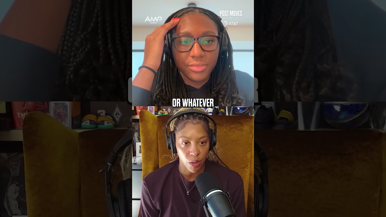 Candace Parker and Aliyah Boston describe what makes a GREAT teammate 👀🍿 @ATT #indianafever #wnba
