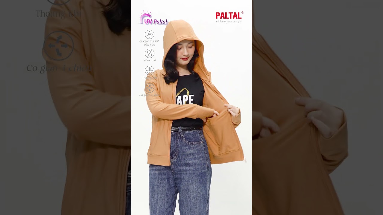 Áo khoác nữ chống nắng, chống UV chất poly cát 311p 1268