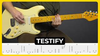 Testify - Rage Against The Machine | Tabs | Guitar Lesson | Cover | Tutorial | Solo