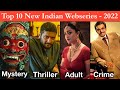 New List Of Top 10 Indian Web Series | Top 10 Indian Web series in 2022  | Tamil dubbed | Talks Hub