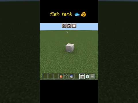 gamerDex  - Minecraft fish tank #shorts #minecraft #youtubeshorts #viral