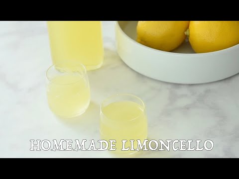 Homemade Limoncello