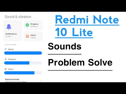 Redmi Note 10 Lite Sounds Problem Solve
