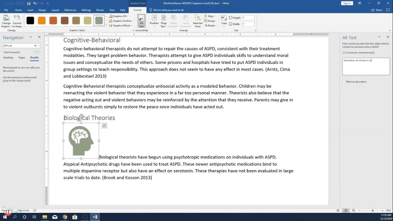 Word 365 | 2021 Capstone – Level 3: Writing a Research Paper | Step-by-Step SIMnet Tutorial